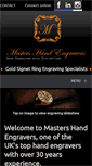 Mobile Screenshot of mastersengravers.co.uk